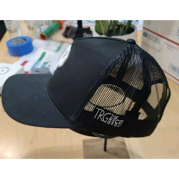 Portland Gear Hat “P” Black Adjustable Trucker Cap Vented adult Oregon - Picture 3 of 8